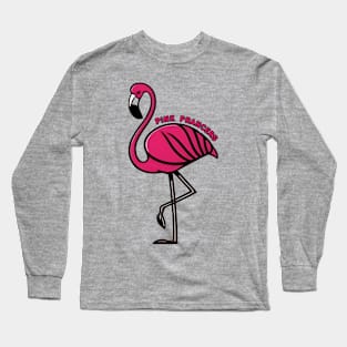 Pink Flamingo Long Sleeve T-Shirt